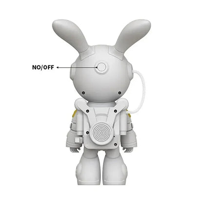Space Rabbit Design Bluetooth Speaker Projector Lamp USB Powered Starry Sky Projection Ambience Lamp