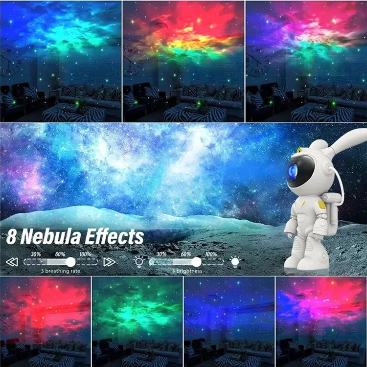 Space Rabbit Design Bluetooth Speaker Projector Lamp USB Powered Starry Sky Projection Ambience Lamp