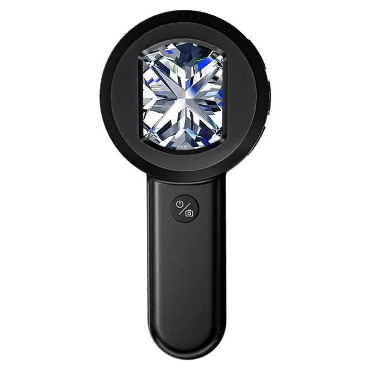 HM020 2-inch IPS HD Screen Magnifying Microscope Handheld Magnifier with LED Light