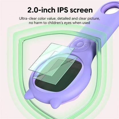 335 Upgraded 500X Magnification 2-inch IPS Screen Children Microscope Science Experiment Toy