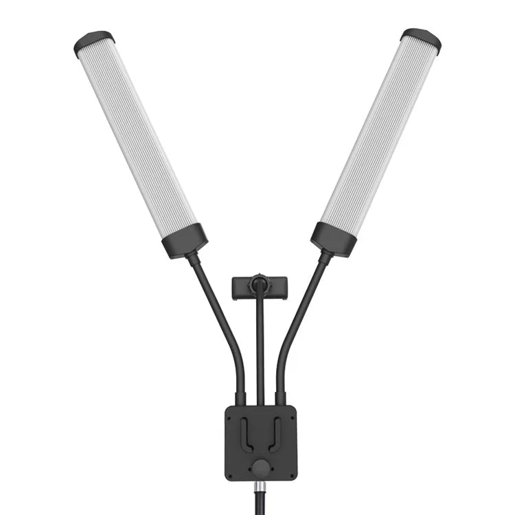 HD-100XJ Dual Arm Skin Care Beauty Light Photography Live Streaming LED Fill Light