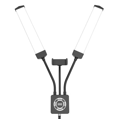 HD-100XJ Dual Arm Skin Care Beauty Light Photography Live Streaming LED Fill Light