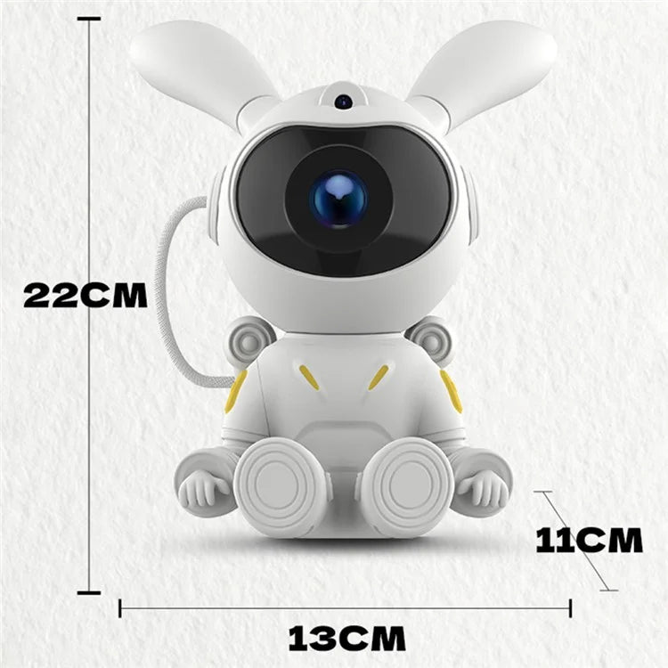 G002 Remote Control Space Rabbit Projector Lamp Stars Nebulae Projection Table Light