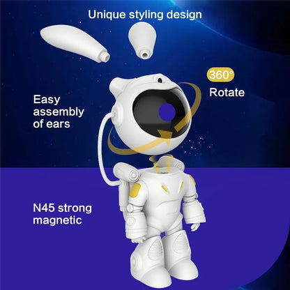 G001 Stars Nebulae Projection Table Light Space Rabbit Projector Lamp with Timing Function