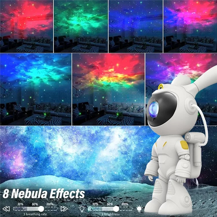 G001 Stars Nebulae Projection Table Light Space Rabbit Projector Lamp with Timing Function