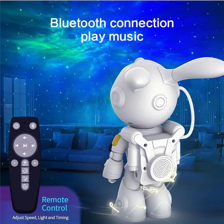 G001 Stars Nebulae Projection Table Light Space Rabbit Projector Lamp with Timing Function