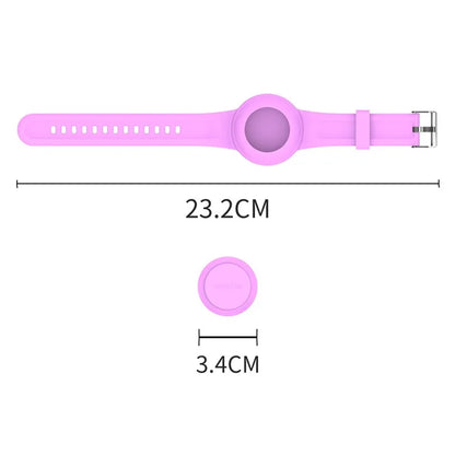 Waterproof Case for Apple AirTag Silicone Watch Band Bluetooth Tracker Protector Cartoon Pattern
