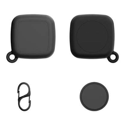 For Tile Mate Silicone Case Bluetooth Tracker Waterproof Anti-Drop Protective Sleeve with Carabiner
