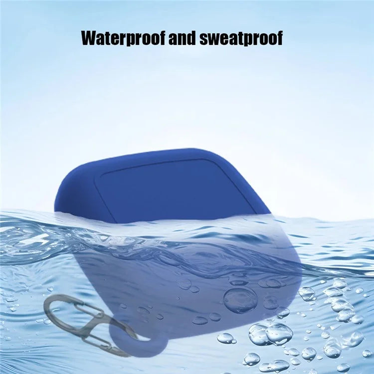 For Tile Mate Silicone Case Bluetooth Tracker Waterproof Anti-Drop Protective Sleeve with Carabiner
