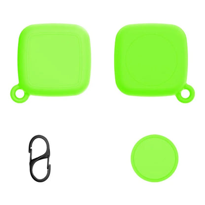 For Tile Mate Silicone Case Bluetooth Tracker Waterproof Anti-Drop Protective Sleeve with Carabiner