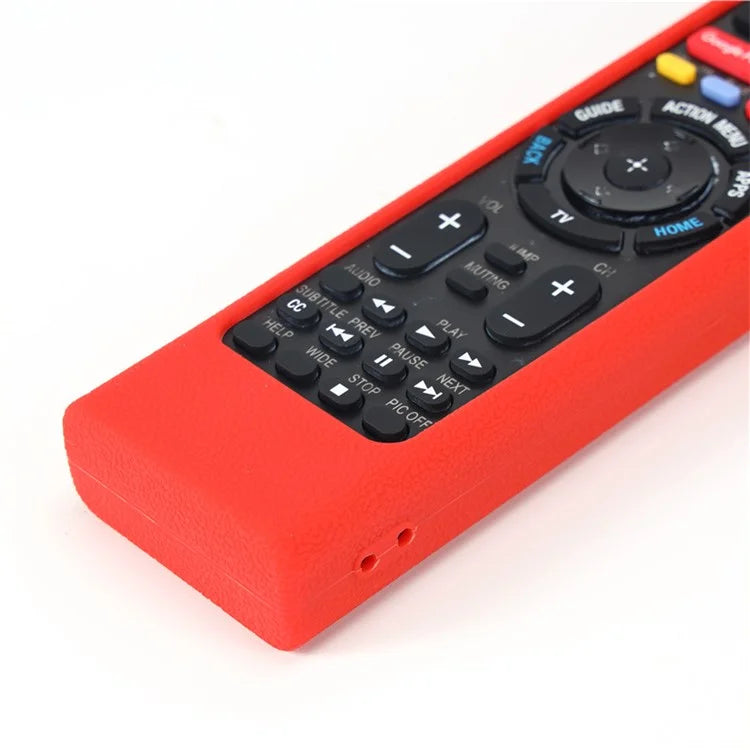 Silicone Cover for Sony TV RMF-TX300U RMF-TX200E Remote Control Shockproof Case with Strap