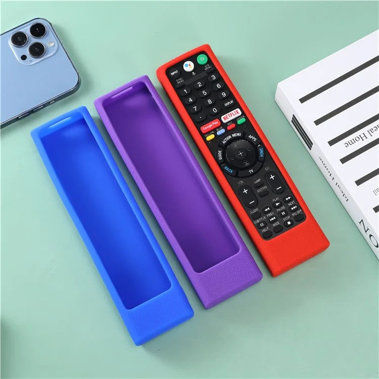 Silicone Cover for Sony TV RMF-TX300U RMF-TX200E Remote Control Shockproof Case with Strap