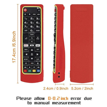 Silicone Protective Case for LG AKB Series Smart TV Remote Control Cover with Strap