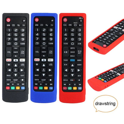 Silicone Protective Case for LG AKB Series Smart TV Remote Control Cover with Strap
