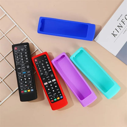 Silicone Protective Case for LG AKB Series Smart TV Remote Control Cover with Strap