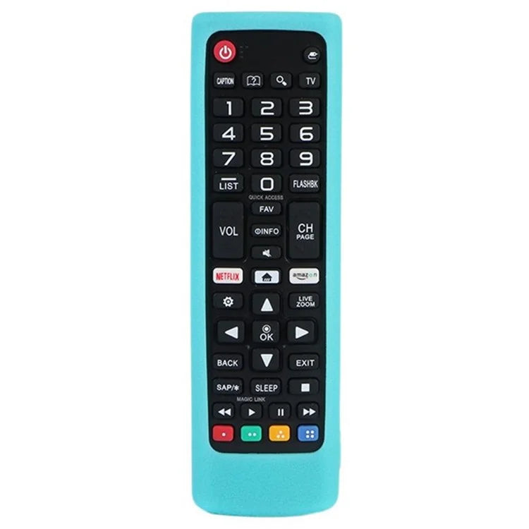 Silicone Protective Case for LG AKB Series Smart TV Remote Control Cover with Strap