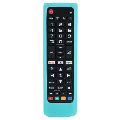 Silicone Protective Case for LG AKB Series Smart TV Remote Control Cover with Strap