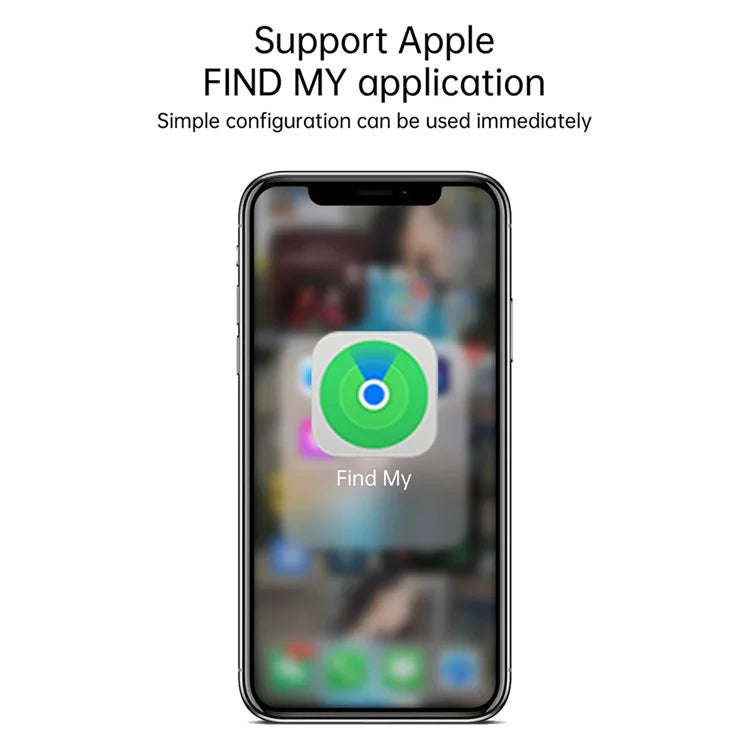 F02 Smart Finder Bluetooth Luggage Tracker Key Smart Tag Compatible with Apple Find My