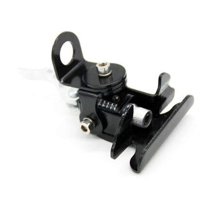 Hand Pressed Quick Release Stainless Steel Mobile Car CB Radio Antenna Mount Bracket - Black