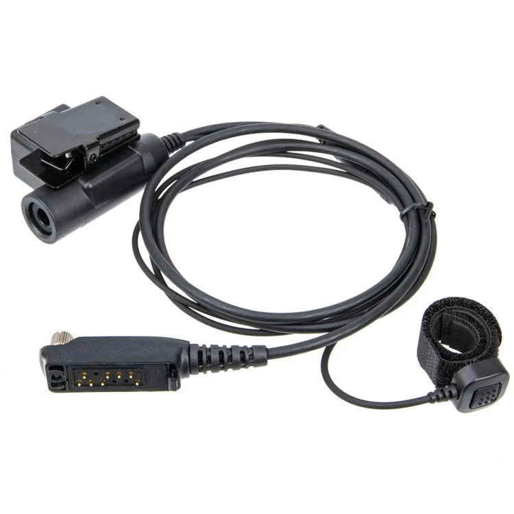 High Strength Finger Microphone U94 PTT Adapter for Sepura STP8000 / STP8030 / STP8035 / STP8038 / STP8040 Walkie Talkie