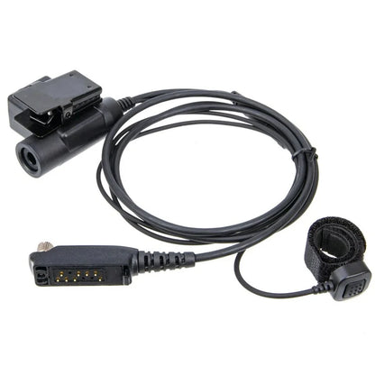 High Strength Finger Microphone U94 PTT Adapter for Sepura STP8000 / STP8030 / STP8035 / STP8038 / STP8040 Walkie Talkie