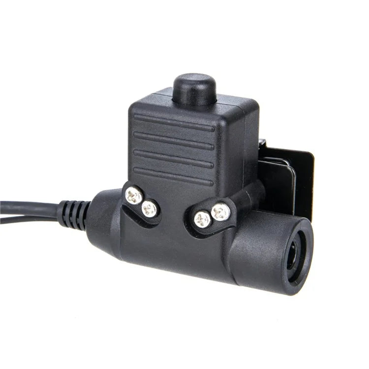 High Strength Finger Microphone U94 PTT Adapter for Motorola HT1000 / JT1000 / MT2000 / MTS2000 Walkie Talkie