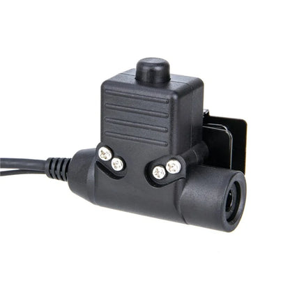 High Strength Finger Microphone U94 PTT Adapter for Motorola HT1000 / JT1000 / MT2000 / MTS2000 Walkie Talkie