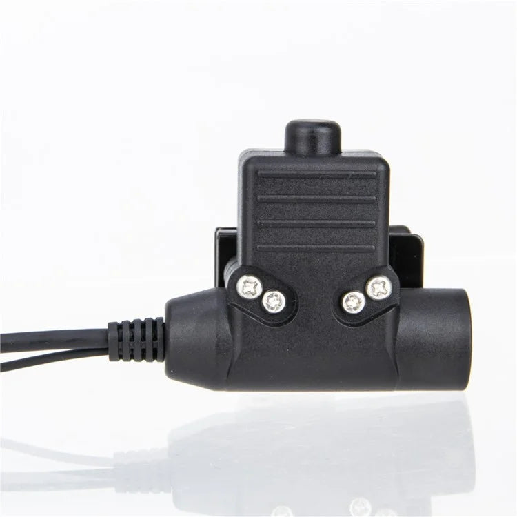 High Strength Finger Microphone U94 PTT Adapter for Motorola HT1000 / JT1000 / MT2000 / MTS2000 Walkie Talkie