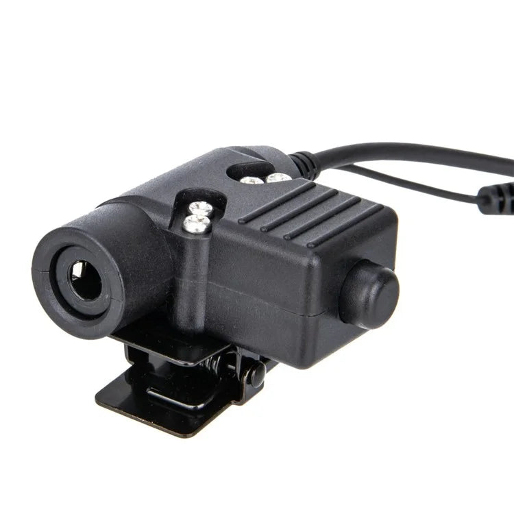 High Strength Finger Microphone U94 PTT Adapter for Motorola HT1000 / JT1000 / MT2000 / MTS2000 Walkie Talkie