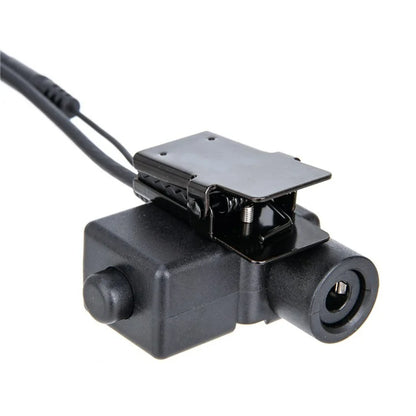 3.5mm Mobile Phone Jack Finger Microphone U94 PTT High Strength Headset Adapter