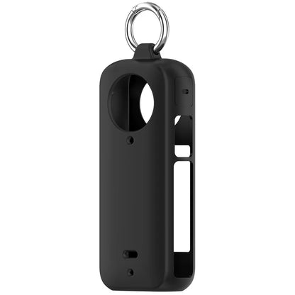 For Insta360 X4 Soft Silicone Case Action Camera Dustproof Protective Cover with Ring