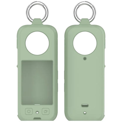 For Insta360 X4 Soft Silicone Case Action Camera Dustproof Protective Cover with Ring