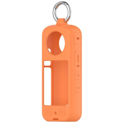 For Insta360 X4 Soft Silicone Case Action Camera Dustproof Protective Cover with Ring