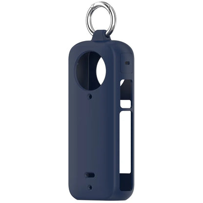For Insta360 X4 Soft Silicone Case Action Camera Dustproof Protective Cover with Ring