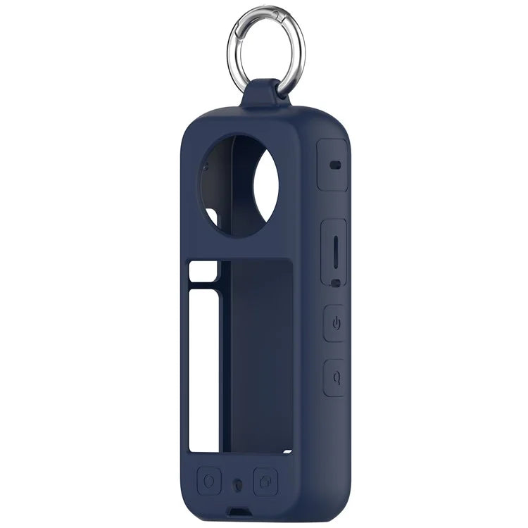 For Insta360 X4 Soft Silicone Case Action Camera Dustproof Protective Cover with Ring