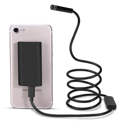 YPC100 3m Flexible Wire WiFi Borescope 8mm Camera Lens Cell Phone Inspection Endoscope
