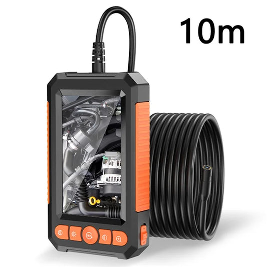 C43 10m Wire 8mm Single Lens Inspection Borescope 1080P Camera Endoscope with 4.3 inch Screen