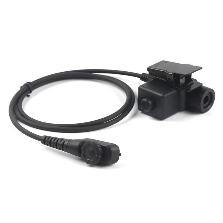 Ham Radio Walkie Talkie U94 PTT Headset Adapter for Hytera PD700  /  PD780  /  PD782  /  PD785  /  PD788 Radio Headphone