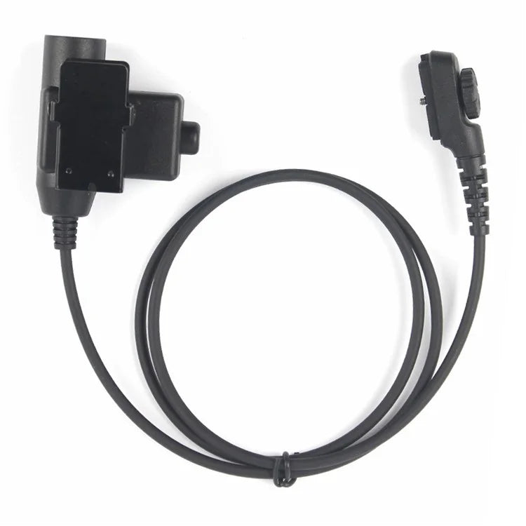 Ham Radio Walkie Talkie U94 PTT Headset Adapter for Hytera PD700  /  PD780  /  PD782  /  PD785  /  PD788 Radio Headphone