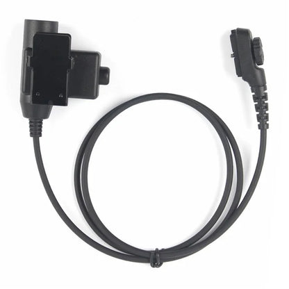 Ham Radio Walkie Talkie U94 PTT Headset Adapter for Hytera PD700  /  PD780  /  PD782  /  PD785  /  PD788 Radio Headphone
