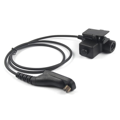 Ham Radio Walkie Talkie U94 PTT Headset Adapter for Motorola Xir P8268 / DP4800 / APX-4000 / APX-6000 / APX-7000