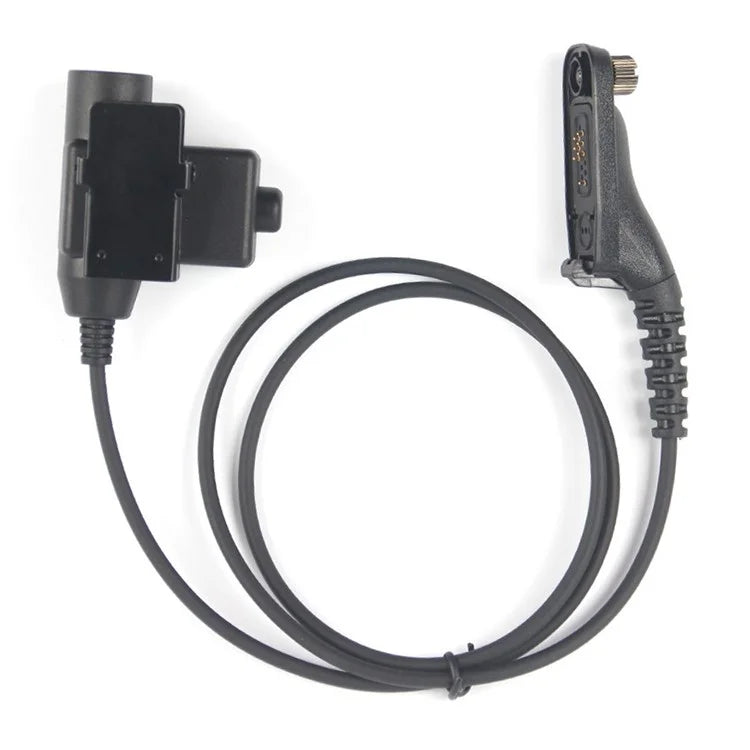 Ham Radio Walkie Talkie U94 PTT Headset Adapter for Motorola Xir P8268 / DP4800 / APX-4000 / APX-6000 / APX-7000