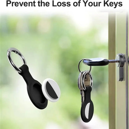 4Pcs for Apple AirTag Bluetooth Locator Soft Silicone Protective Case Anti-Drop Cover