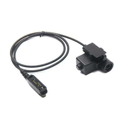 Ham Radio 7.1mm Adapter Speaker Microphone with U94 PTT for Sepura STP8000  /  STP8030  /  STP8035  /  STP8038