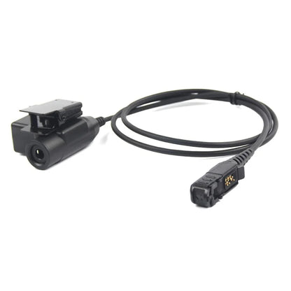 Ham Radio 7.1mm Adapter Speaker Microphone with U94 PTT for Motorola Xir P6600  /  P6620  /  DP2400  /  MTP3250  /  DEP550
