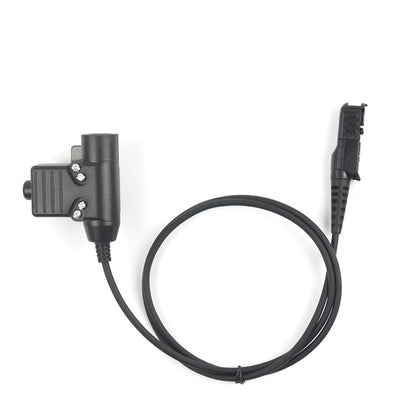 Ham Radio 7.1mm Adapter Speaker Microphone with U94 PTT for Motorola Xir P6600  /  P6620  /  DP2400  /  MTP3250  /  DEP550
