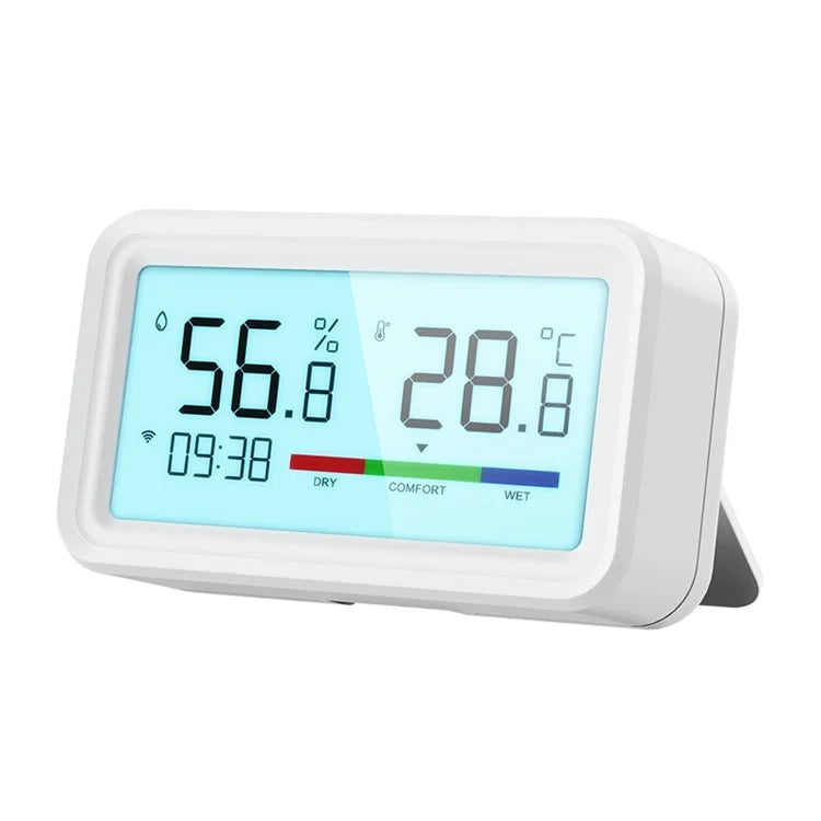 MG-WSD100 Humidity Sensor with Backlit Tuya Smart Home WiFi + Bluetooth Electronic Thermometer
