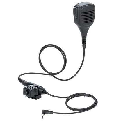 Ham Radio 7.1mm Speaker Microphone with U94 PTT Headset Adapter for Motorola TLKR T80  /  EM1000  /  EM1000R  /  EM1010TPR