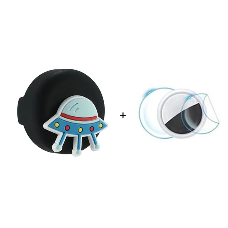 For Apple AirTag Cute Cartoon Pattern Holder Hidden Tracker Cover, Easily Attach to Shoelace