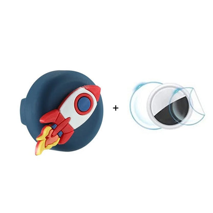 For Apple AirTag Cute Cartoon Pattern Holder Hidden Tracker Cover, Easily Attach to Shoelace